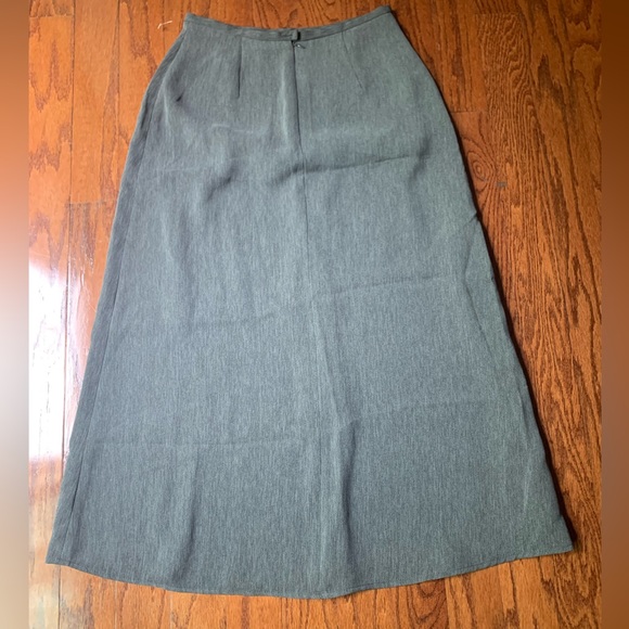 Talbot Gray Flare Maxi Skirt Size 8 NWT - Picture 1 of 3